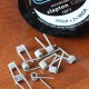 PRE-BUILT 10PACK NI80 2 CORE PARALLEL FUSED CLAPTON COIL BY VAPEYAYA